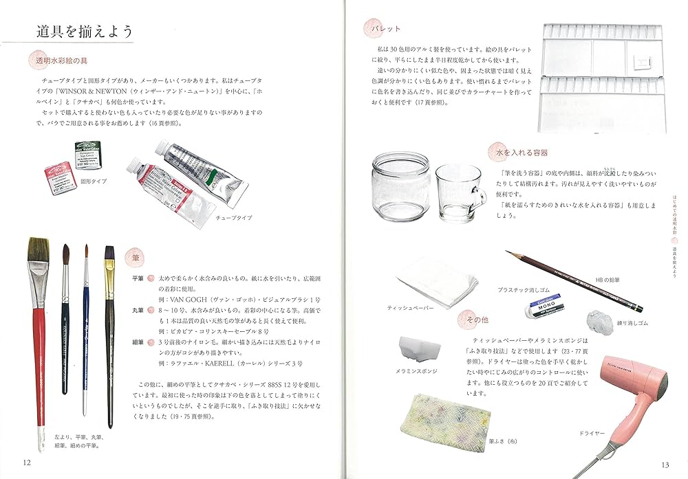はがきサイズで透明水彩 | 若葉 恵子 |本 | 通販 | Amazon